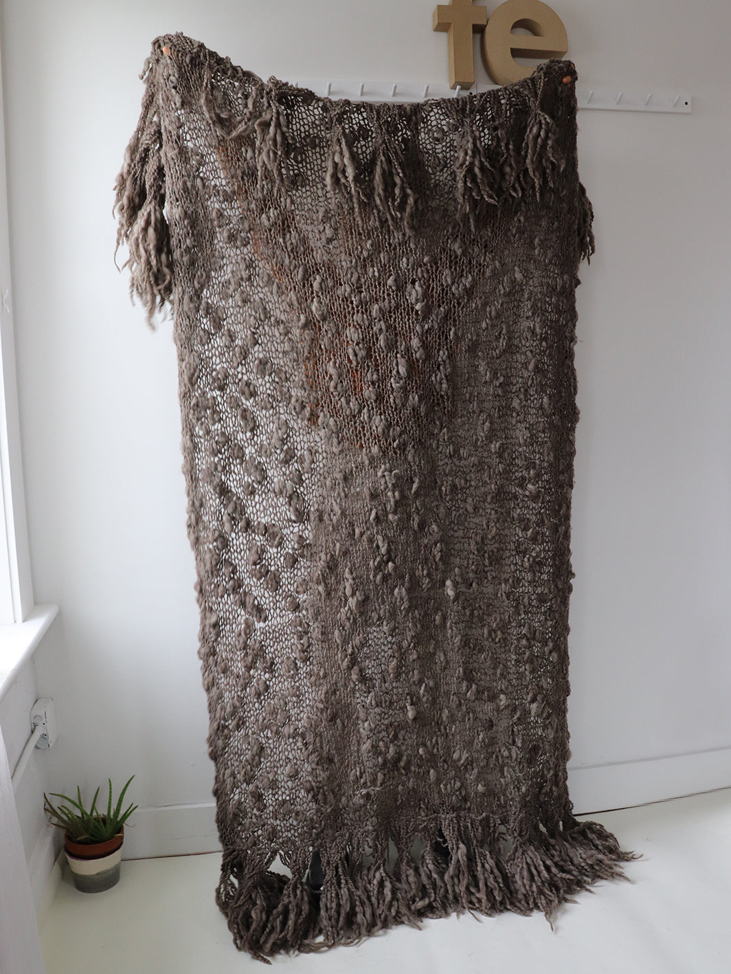 Wool - Throw - Ash Brown