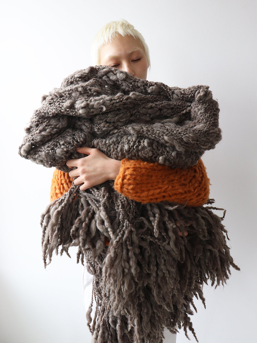 Wool - Throw - Ash Brown