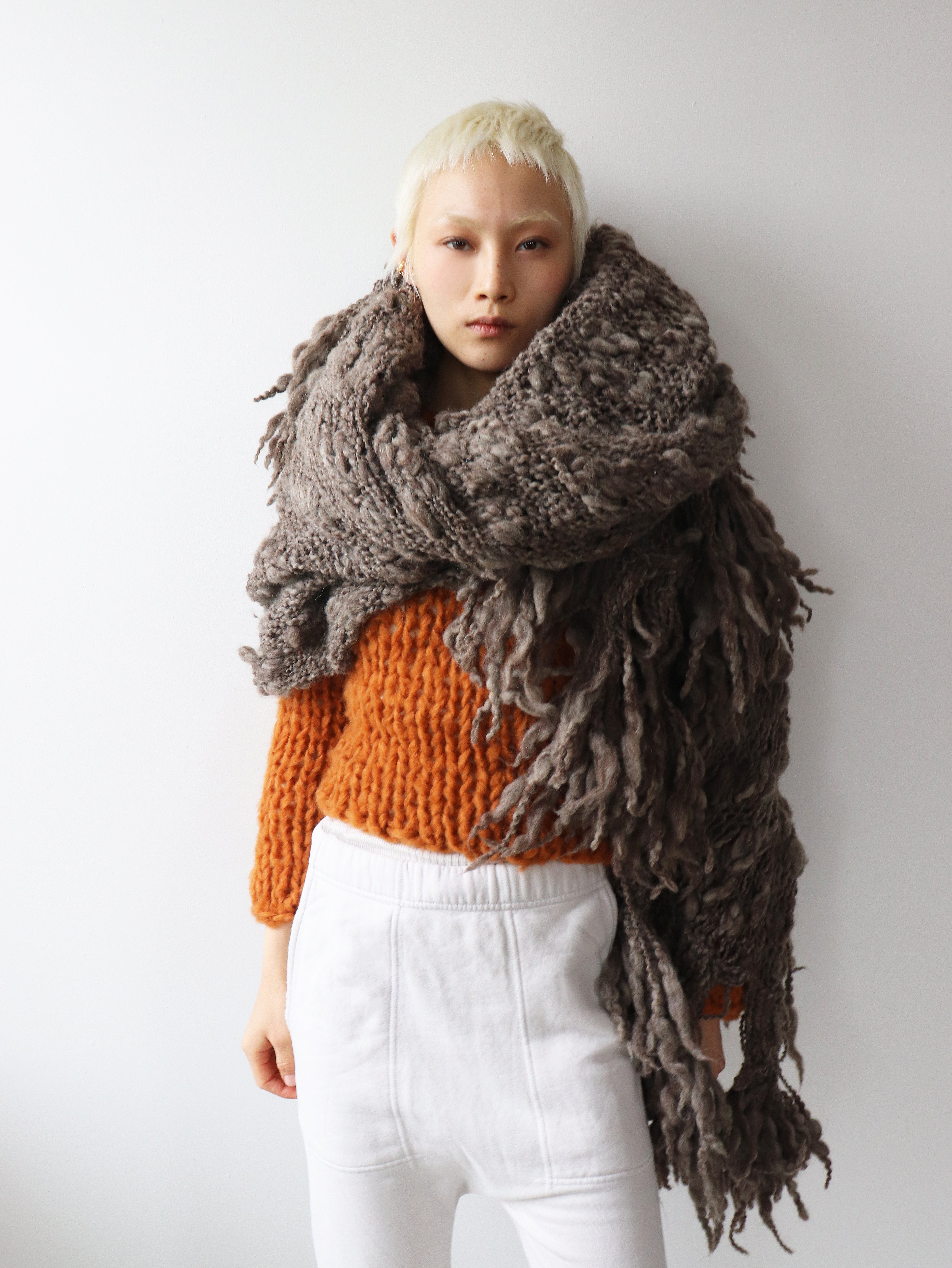 Wool - Throw - Ash Brown