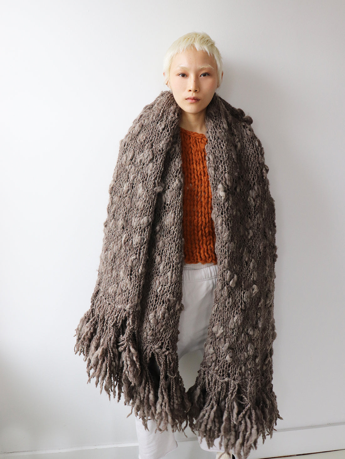 Wool - Throw - Ash Brown